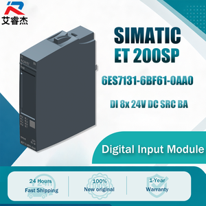 โมดูลอินพุตดิจิตอล6ES7131-6BF61-0AA0 200SP และโมดูล8X ดิจิตอล24VDC SRC BA PLC IO 6es7131-6bf61-0aa0 - Product Image 1