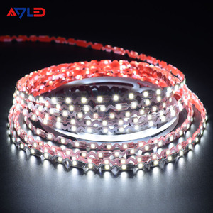 Bande lumineuse LED flexible en zigzag SMD 2835 72 LED/m 6 mm DC 12 V blanche pour éclairage de vitrine, étagère, enseigne - Product Image 2