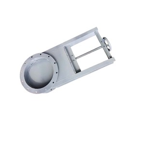 Válvula de Compuerta Neumática de Acero Inoxidable de 8 Pulgadas con Brida DN300 de 400 mm y Válvula de Cuchilla de Hierro Dúctil - Product Image 5