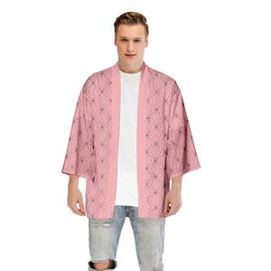 Vente en gros de Kimono <span class=keywords><strong>Cosplay</strong></span> Anime Jouer <span class=keywords><strong>Tanjiro</strong></span> <span class=keywords><strong>Nezuko</strong></span> Tueur Démon Même Cape Enfants et Adultes - Product Image 4