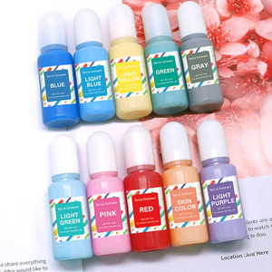 YS 16 couleurs Makaron couleur unie résine Pigment liquide colorant colorant bricolage résine époxy moule Pigment colorant bijoux fabrication fournitures - Product Image 5
