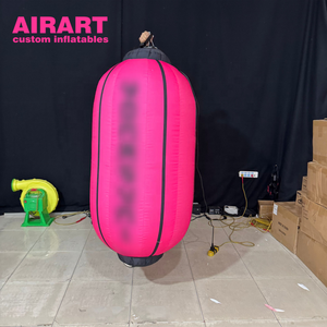 Lanternes <span class=keywords><strong>Gonflables</strong></span> Rougeoyantes Lanternes Roses <span class=keywords><strong>Gonflables</strong></span> Suspendues Décoration de Restaurant Japonais Ajouter Logo et Lettre - Product Image 2