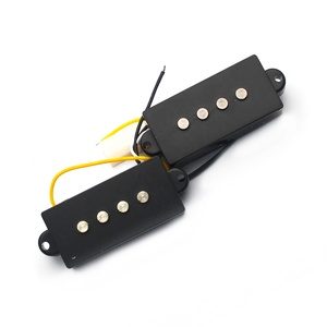 Micro de <span class=keywords><strong>guitare</strong></span> basse de précision Type ouvert <span class=keywords><strong>4</strong></span> cordes, noir pour <span class=keywords><strong>guitare</strong></span> basse électrique - Product Image 2