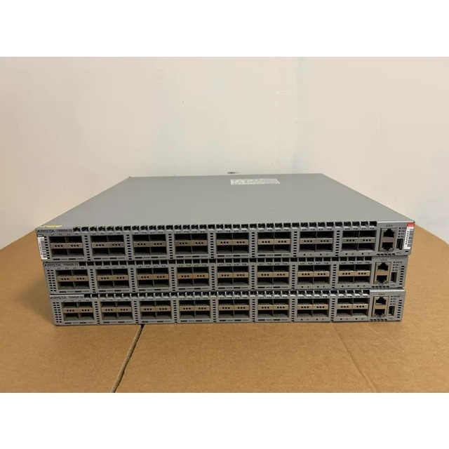 A-RIS-TA DCS-7050QX-32 32-Port 10/100/1000Mbps QSFP+ Switch with 160 Gbps Capacity Stackable POE VLAN Support