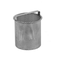 Filtre à mailles rondes personnalisable, baril en acier inoxydable 304, panier perforé, baril en maille métallique