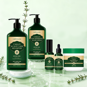 Set de Cuidado Capilar Herbal Anticaspa GreenLem Usman Grass, Champú para Cabello Natural, Set de Cuidado del Cuero Cabelludo para Cabello Dañado - Product Image 3