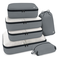 6 pièces lumière Premium valise organisateur sacs ensemble peu encombrant bagages organisateurs étanche voyage essentiel emballage Cubes