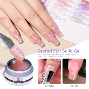 Westink Nail Supplies Salon Extensions Building Gel High Quality Grattol <strong>Star</strong> Build Gel Polish Wholesale - Product Image 4