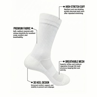 Chaussettes de course en tricot respirantes de qualité supérieure, personnalisables avec broderie, confort tout au long de la journée, vente en gros