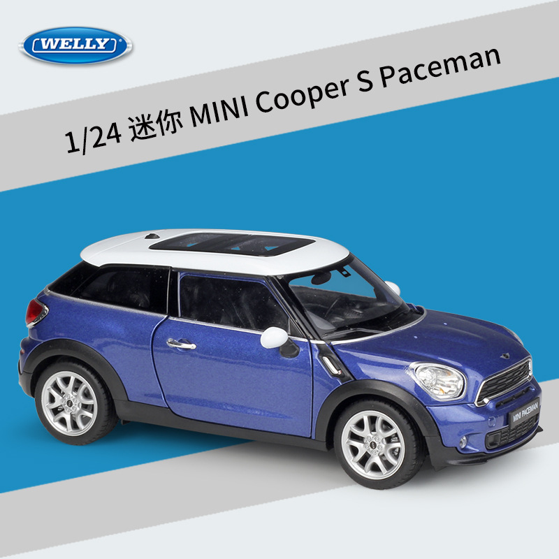 1/24 mini cooper s paceman blue