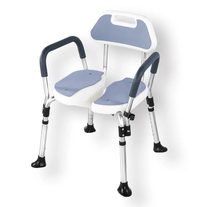 Fournitures de soins de santé chaise de douche réglable chaises de bain d'occasion siège de bain