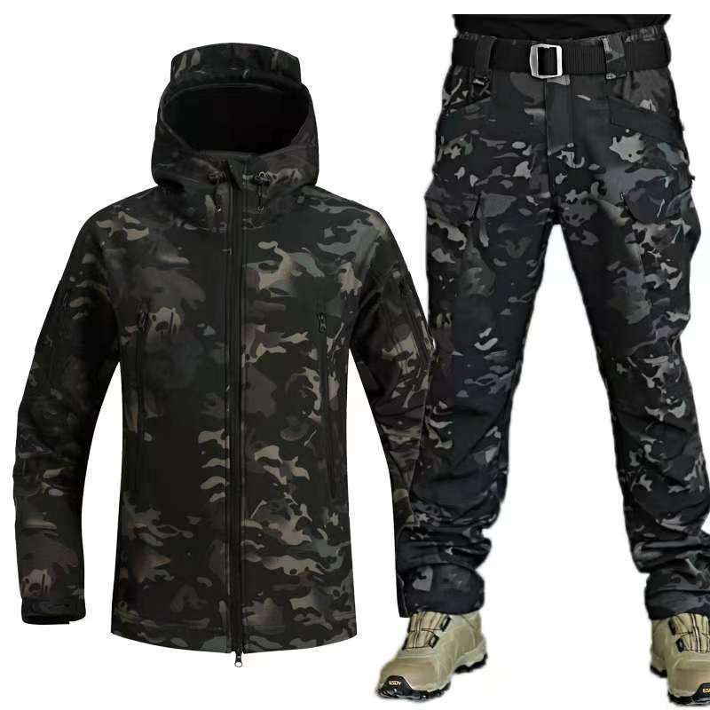 Dark night camouflage suit