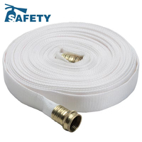 Tuyau d'incendie plat en PVC avec raccords, tuyau de refoulement flexible, fabricant OEM