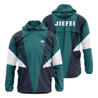 Veste de sport pour femme en polyester/nylon, nouvelle conception, réversible, imperméable, coupe-vent, grande taille, blocs de couleur, poches zippées