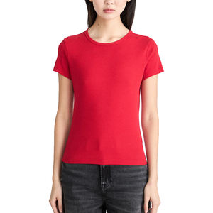 Camiseta de Manga Corta Evening Hush, Algodón Premium Ecológico, Antiarrugas, Transpirable, Diseño Liso, Cómoda y Silenciosa para Mujer - Product Image 1