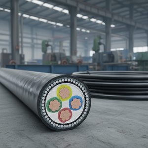 <span class=keywords><strong>สาย</strong></span><span class=keywords><strong>ไฟ</strong></span>ฟ้าหุ้มเกราะอุตสาหกรร<span class=keywords><strong>ม</strong></span>แกนทองแดง YJV22 แบบ 3/4/5 แกน ขนาด 25/50/95 <span class=keywords><strong>ม</strong></span><span class=keywords><strong>ม</strong></span>. ฉนวน XLPE หุ้มเกราะเหล็กเคลือบ PVC <span class=keywords><strong>ม</strong></span>าตรฐาน CE IEC - Product Image 2