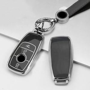 Housse de clé de voiture en TPU premium la plus vendue avec logo personnalisable, porte-clés style professionnel, protection automobile - Product Image 1