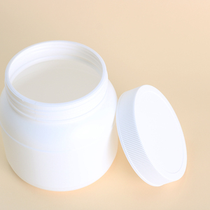 Pot en plastique de qualité Hiqh 250ml 500ml 700ml 850ml Pot en plastique PE-HD avec flacon de pilules de médecine en aluminium avec joint en aluminium - Product Image 4
