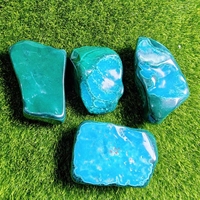 Malachite de pierre précieuse polie en usine de haute qualité avec des pierres de cristaux naturels Freefom de chrysocolle pour Fengshui
