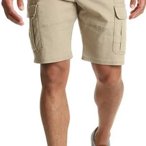 Pantalones Cortos Cargo para Hombre al por Mayor, de Alta Calidad, con Diseño de Logotipo Personalizado, de Algodón Verde, Casuales - Product Image 2