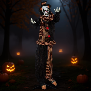 Decoración de Payaso de Halloween, Figura Animada de Peluche para Decoración de Fiestas de Halloween en Interiores y Exteriores - Product Image 2