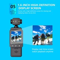 Nouveau HD 1080p WiFi Mini caméra de sport d'action portable caméscope vidéo numérique étanche avec clip arrière