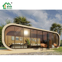 Maison-conteneur de style moderne au design nouveau, maison en bois, cabane en bois, capsule pour entrepôt, atelier