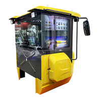Kabin Wheel Loader dengan HVAC, Kaca Panoramic, ROPS, dan FOPS Terpasang