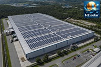 Sistem Pemasangan Ballast Surya Atap Gudang H2 Solar, Rak PV Atap Datar, Deflektor Angin 6005-T5