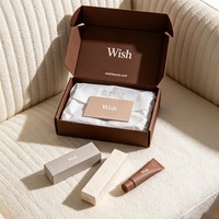 Boîte d'expédition cosmétique personnalisée en carton ondulé blanc, pliable, recyclée, pour produits de beauté et soins de la peau, avec impression de logo
