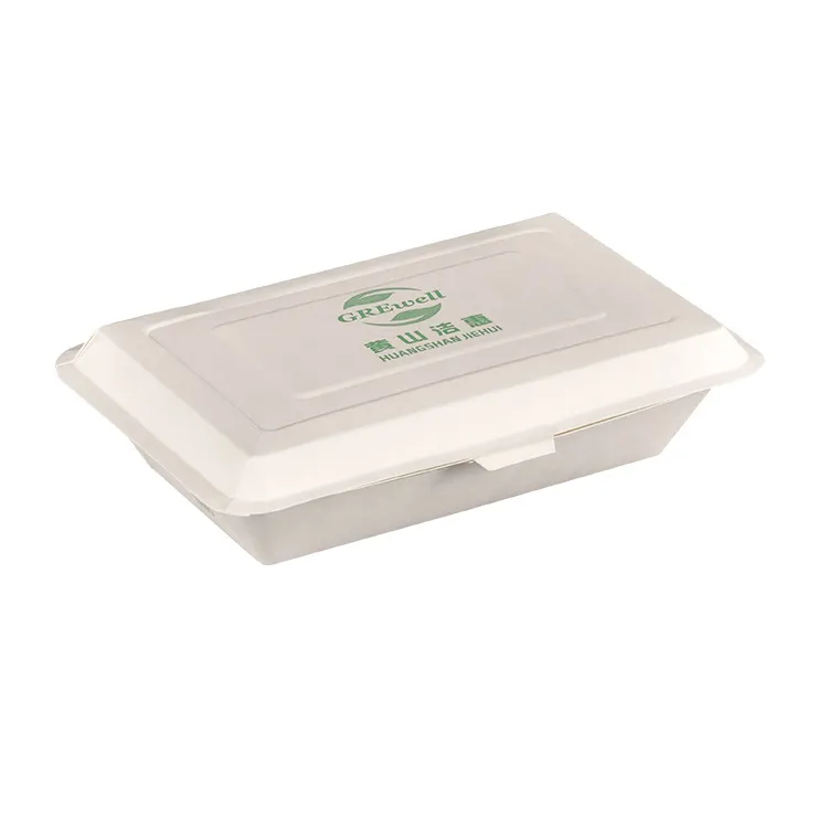 Custom disposable takeaway biodegradable printed paper fast food packaging