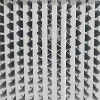 Filter Laminar Air Flow Hood Khusus 99,99% Kapasitas Tinggi Aluminium Deep Pleat HEPA Filter H13 H14