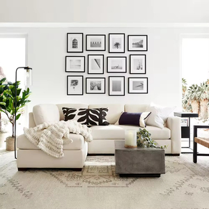 Sofá modular de 3 plazas de Color personalizado de gama alta, sala de estar sofás para, sofá seccional con parachoques de retorno de cuero con brazo cuadrado - Product Image 5