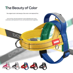Correa para Perro Bailu 2025, Arnés de Silla de Montar para Mascotas, Anti-Impactos, de Nailon Acolchado, con Botones, Cintas Sólidas, para Shiba Inu, Bichón, Cachorros, para Exteriores - Product Image 5