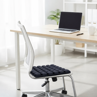 Coussin de siège gonflable 3D en TPU à cellules d'air, ergonomique, pliable, antidérapant pour le bureau, la voiture, le fauteuil roulant, soulagement de la pression