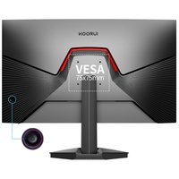 KOORUI GN06 27 Inch IPS 165Hz Super Thin Frameless LED PC Gaming Monitor Antarmuka HD 100% SRGB Waktu Respons 1ms Hitam 16:9