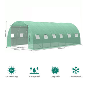 Faible coût hiver saison arrière-cour extérieur en plastique UV protéger PE maille couverture promenade dans le <span class=keywords><strong>jardin</strong></span> Mini Polytunnel <span class=keywords><strong>serre</strong></span> - Product Image 2