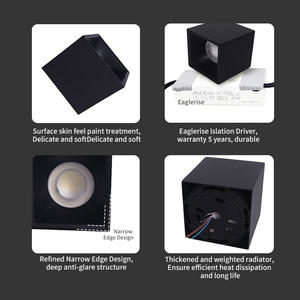 <span class=keywords><strong>Downlight</strong></span> LED Cuadrado de Instalación en Superficie, Simple y Avanzado, de 15w, 20w, 30w, 40w, 50w, con Alta Resistencia al Agua <span class=keywords><strong>IP65</strong></span> - Product Image 2