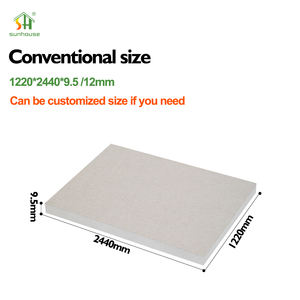 1220X2440Mm Knauf Gybsum papan dinding kering gipsum 9Mm eternit desulphurisasi - Product Image 3