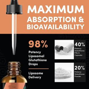 Oem ליפוזומלי <span class=keywords><strong>gsh</strong></span> טיפות l-glutathione עבור גמילה כבד - Product Image 5