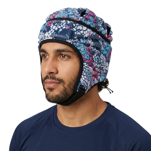 Protège-tête de rugby aux couleurs personnalisées, casque réglable et respirant, casque confortable en EVA, protège-tête léger et portable - Product Image 4