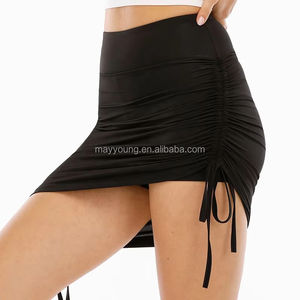 فستان تنس عالي الخصر للنساء لياقة بدنية Skort مع جيوب للكبار ملابس رياضية للنساء - Product Image 3