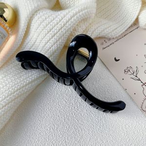 Pince à cheveux géométrique élégante pour femme, pince requin pour cheveux épais, <span class=keywords><strong>accessoire</strong></span> <span class=keywords><strong>de</strong></span> mode quotidien pour le <span class=keywords><strong>bureau</strong></span> - Product Image 4