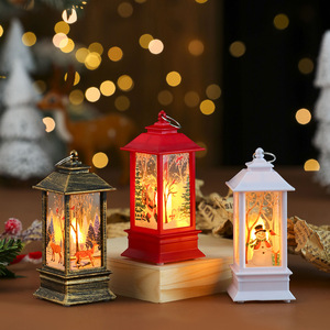 Cross-<b>border</b> Christmas lanterns, candlestick lamps, night lights, candle lamps, decorative tabletop ornaments, Christmas - Product Image 1