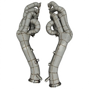 Vortex High Flow Racing Manifold for Lamborghini Huracan STO EVO Heat Wrap Insulated Exhaust Headers Upgrade - Product Image 1