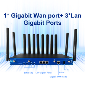 Router MIT Sim karte công nghiệp nhiều <span class=keywords><strong>4</strong></span> khe cắm thẻ Sim cân bằng tải 2.4G & 5.8G Wifi 3G 4G LTE 5G với khe cắm thẻ Sim - Product Image 5