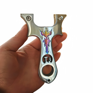 Tirachinas de <span class=keywords><strong>Caza</strong></span> de Alta Calidad con Banda de Goma y Acero Inoxidable para Tiro al Aire Libre, Pesca y Supervivencia - Product Image 4