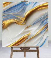 Autocollant mural en marbre UV