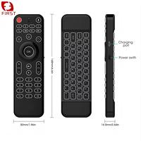 Clavier sans fil mini RII MX9 de qualité supérieure avec télécommande vocale double face