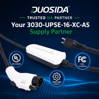 Chargeur EV Mode 2 J1772 16A 240V Boîtier de commande IP67 Résistance 2000V Broches en cuivre OEM pour les États-Unis et le Canada